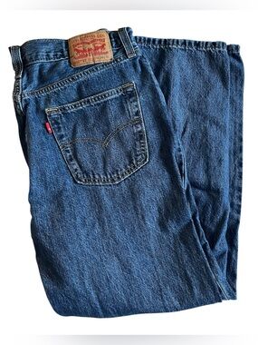 Levi's 565 '97 Loose Straight Jeans Mens 34x30 (Fits 33x27) Blue Denim Cotton